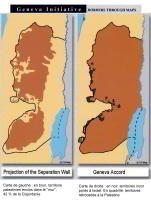 Carte des colonies en Cisjordanie