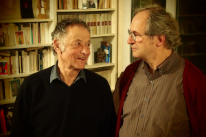 Jean Caune à gauche et Patrick Zimmermann à droite